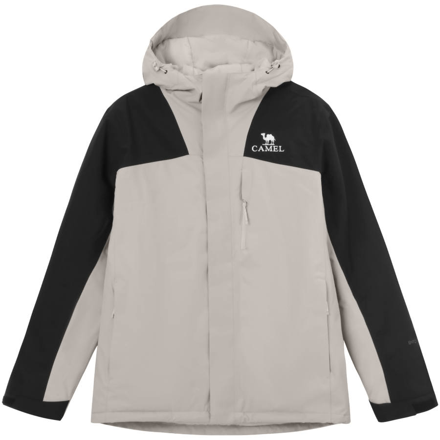 CAMEL CAMEL All Weather Windbreaker Jackets Men's Hooded Moderate