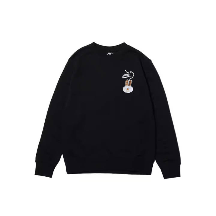 Nike Nike Sweatshirts Men's Black Crew Neck Moderate Regular