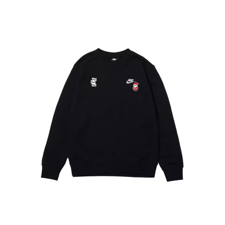 Nike Nike Sweatshirts Men's Black Crew Neck Moderate Regular