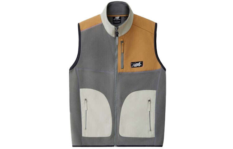 New Balance New Balance X TYAKASHA Vests Unisex Gray Stand Collar Moderate Workwear