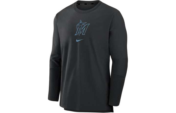 Nike Nike Miami Marlins Authentic Collection Player Men's Nike Dri FIT Mlb Pullover Jacket