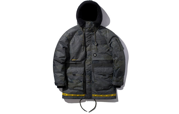 Li-Ning Li Ning Down Jacket Men's Green Camouflage