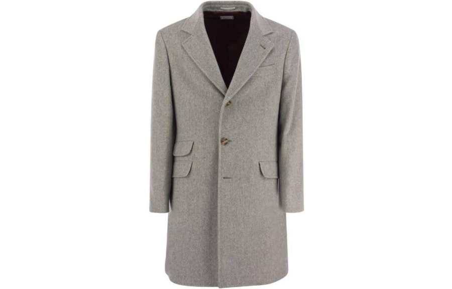 Brunello Cucinelli Brunello Cucinelli Single-Breasted Long Sleeved Coat