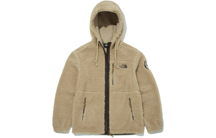 THE NORTH FACE Velvet Jackets Unisex Khaki Hooded Moderate Other