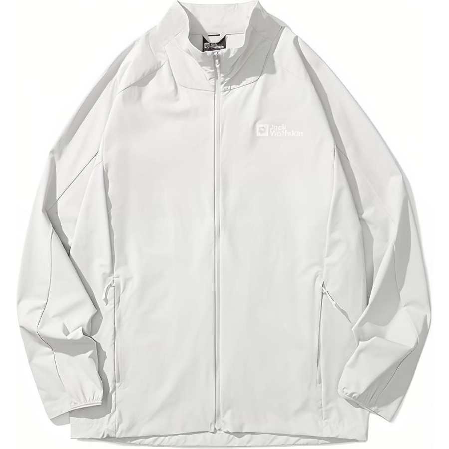 Jack Wolfskin Windproof And Waterproof Jackets & Coats Men's Cool Gray