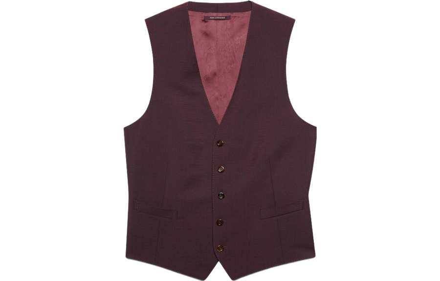 GUCCI Gucci button-fastening wool -blend waistcoat