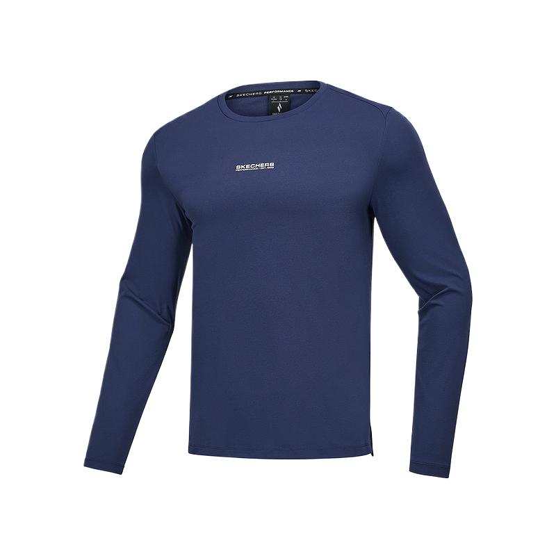 Skechers T Shirt Men's Marine Collegiate Blue