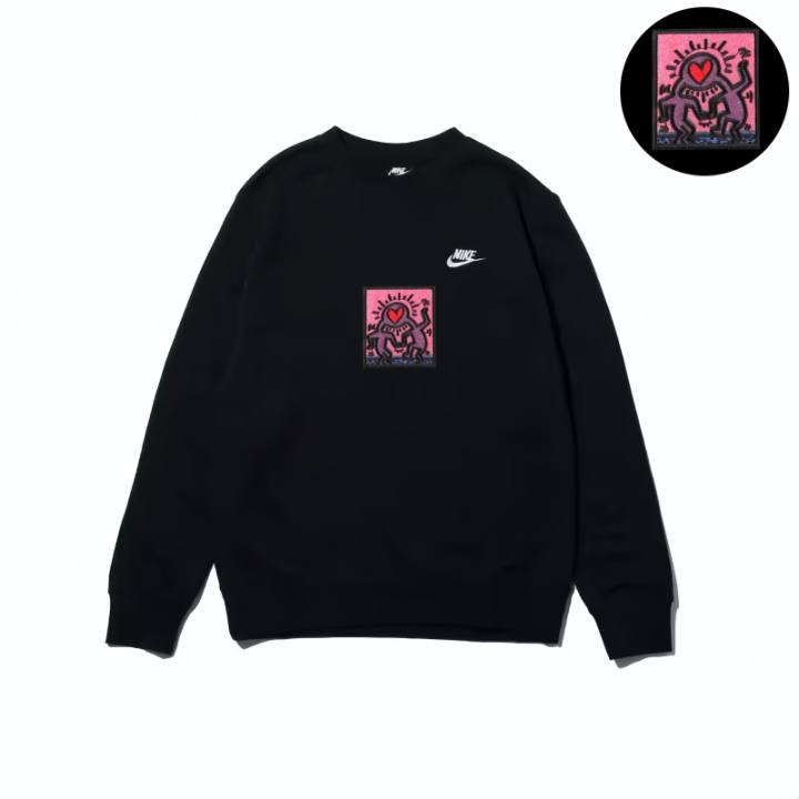 Nike Nike Sweatshirts Unisex Black Crew Neck Moderate