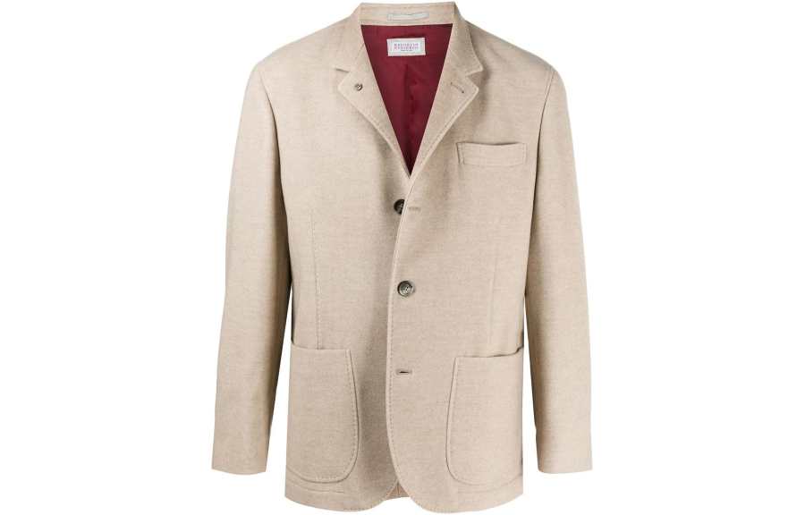 Brunello Cucinelli Brunello Cucinelli Single-breasted Cashmere Blazer
