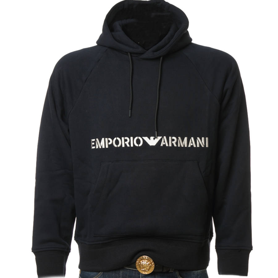 EMPORIO ARMANI EA FW23 Sweatshirt Men's Dark Blue