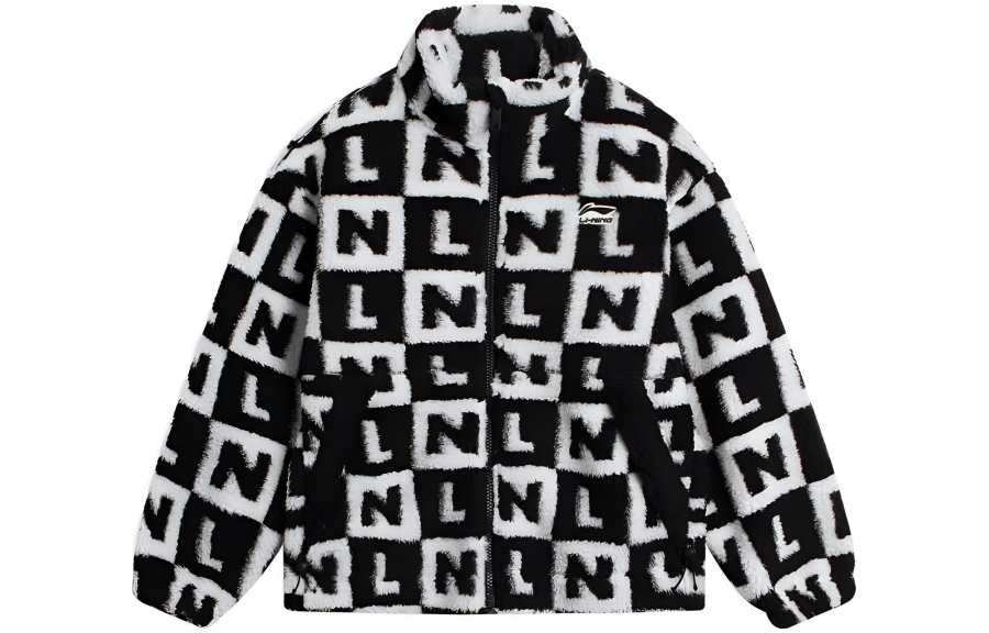Li-Ning Li Ning Sports Life Collection Jackets Men's Black Pearl White Stand Collar Moderate Other