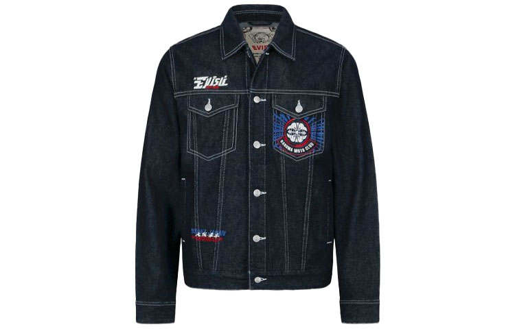 EVISU EVISU Denim Jacket Men's Denim Blue