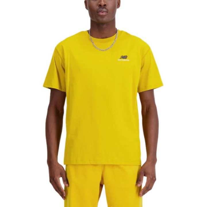 New Balance New Balance Uni Ssentials Cotton T Shirt Unisex Yellow