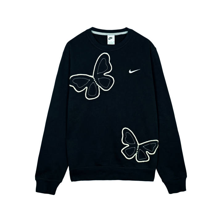 Nike Nike Sweatshirts Unisex Black Crew Neck Moderate