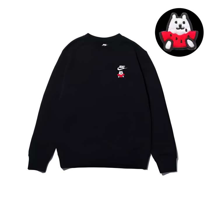 Nike Nike Sweatshirts Unisex Black Crew Neck Moderate Regular