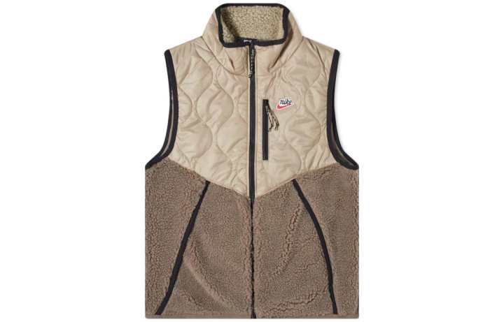 Nike Nike Vests Men's Mysterious Stone Color Stand Collar Thickened Other