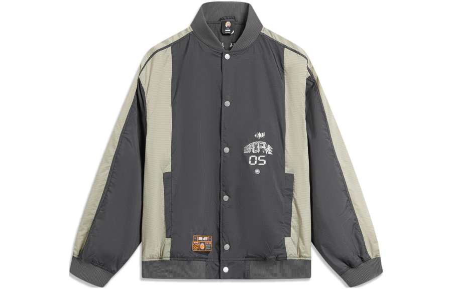 Li-Ning Li Ning Badfive Jacket Men's Sandalwood Black Ecru Limewash Gray