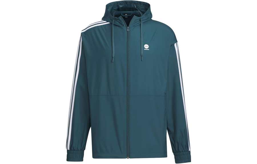 Adidas Neo Jackets Unisex Arctic Ocean Blue Hooded Moderate Other
