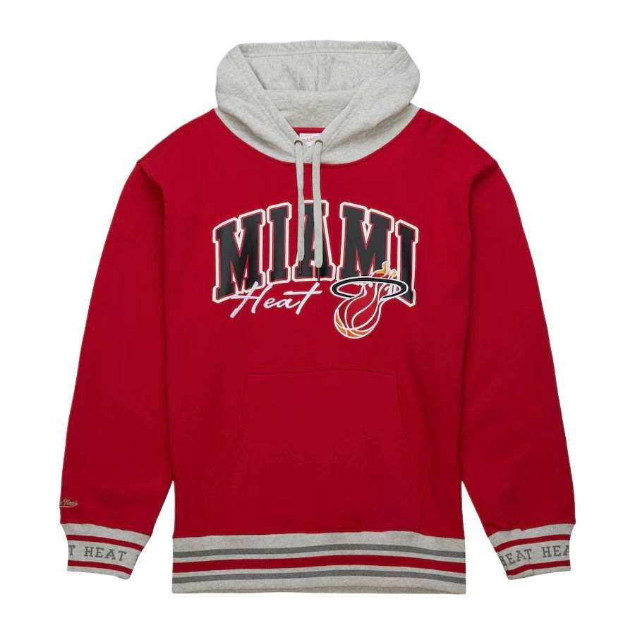 Mitchell Ness Mitchell Ness x NBA Miami Heat Sweatshirt Men's Red