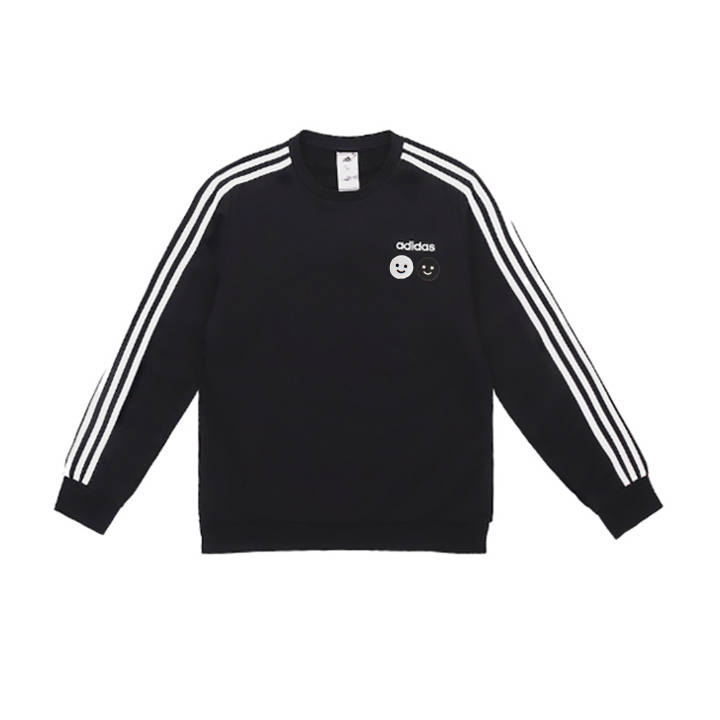 Adidas Adidas Sweatshirts Unisex Black Crew Neck Moderate Regular