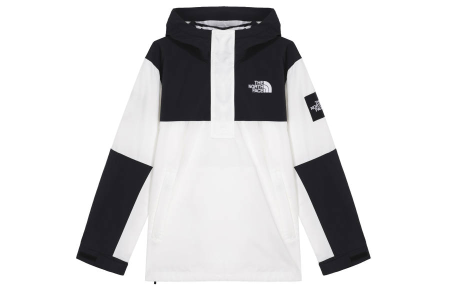 THE NORTH FACE Windbreaker Jackets Unisex White Hooded Moderate