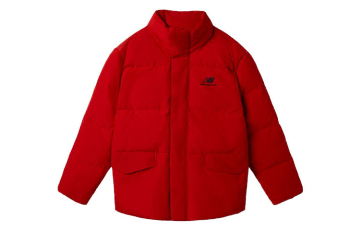 New Balance New Balance Down Jackets Men's Red Stand Collar Moderate