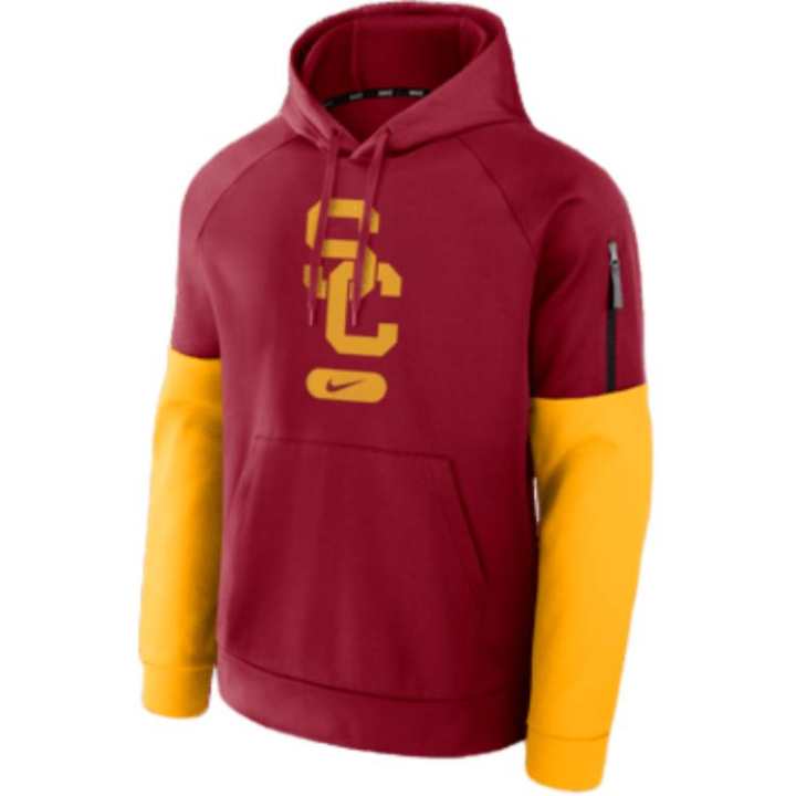 Nike Nike Usc Trojans Fitness Men's Nike Therma College Pullover Hoodie