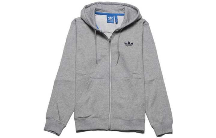 Adidas Adidas Jackets Men's Gray Hooded Moderate Other