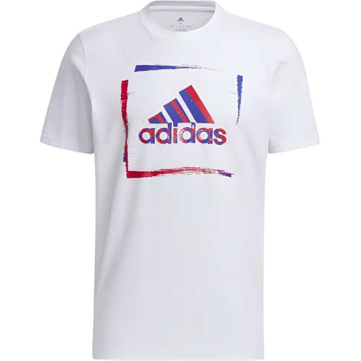 Adidas Adidas T Shirts Men's White Crew Neck Moderate