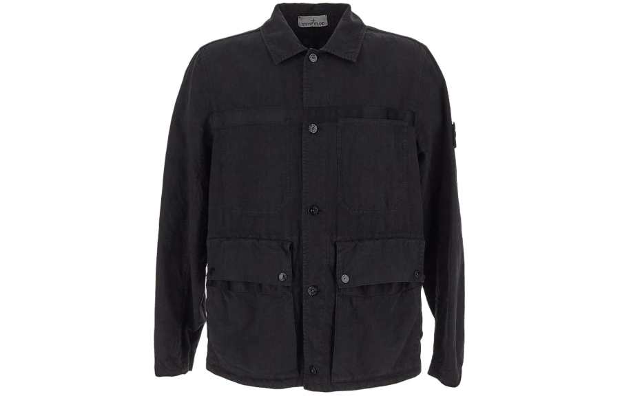 STONE ISLAND STONE ISLAND Buttoned Collared Jacket