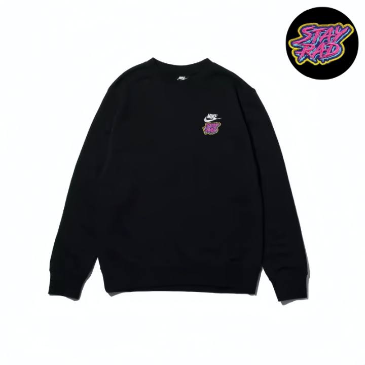 Nike Nike Sweatshirts Unisex Black Crew Neck Moderate
