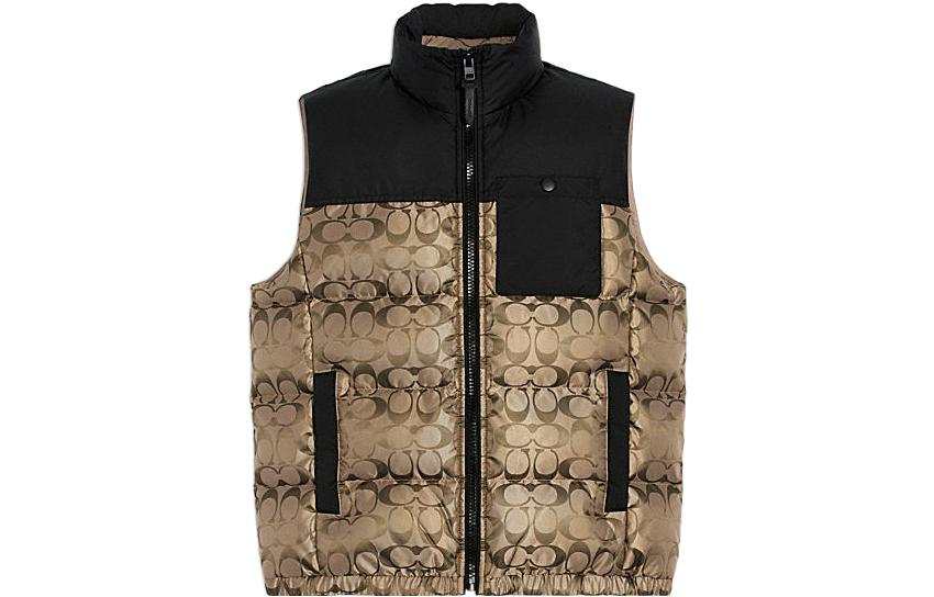 COACH COACH FW22 Down Jacket Men's Gold