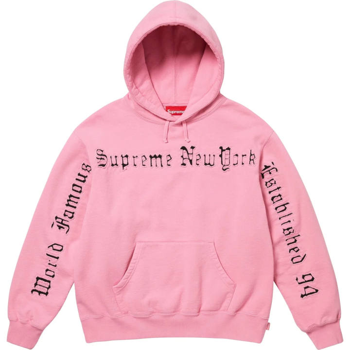 Supreme Supreme Contrast Cutout Hooded Sweatshirt