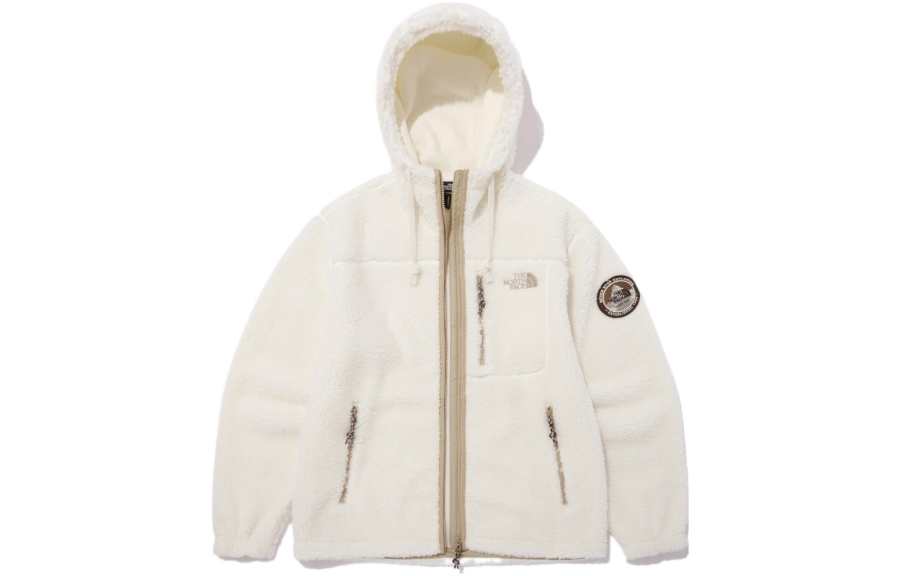 THE NORTH FACE Play Fleece Hoodie Fleece Jacket Ivory Korea Version