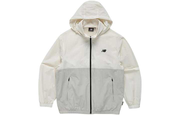 New Balance New Balance Jackets Men's White Hooded Moderate Other