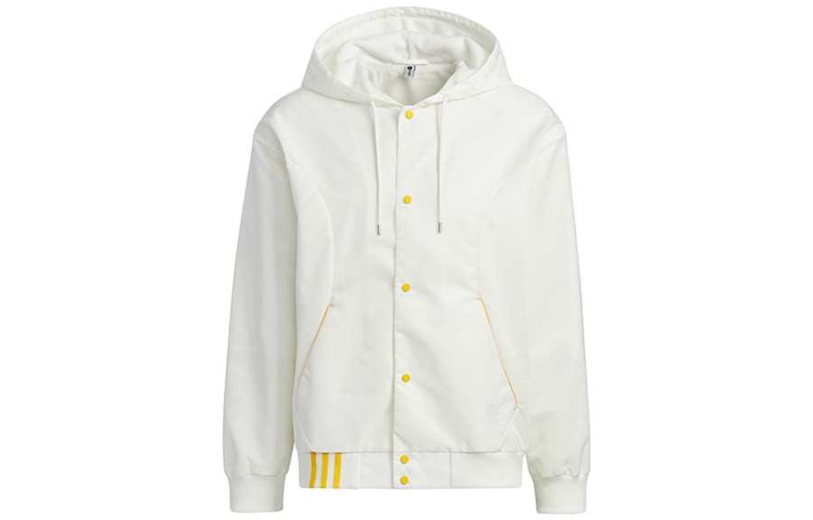 Adidas Neo Jackets Men's White Hooded Moderate Other