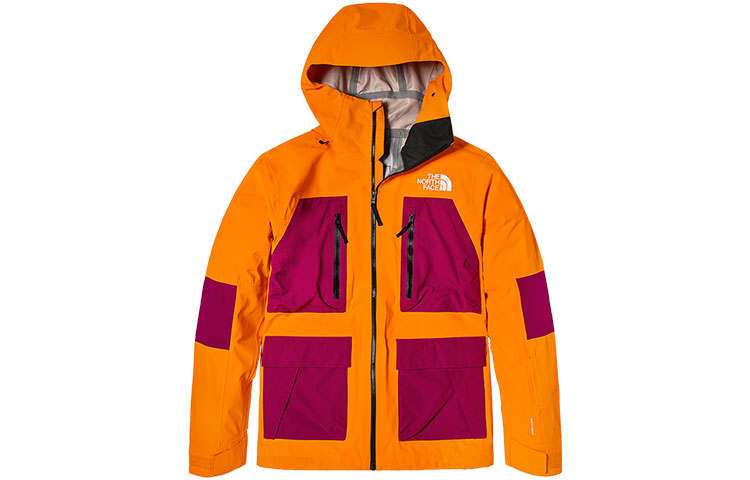THE NORTH FACE Waterproof, Windproof, Thermal, Water Repellent Windbreaker Jacket Men's Orange
