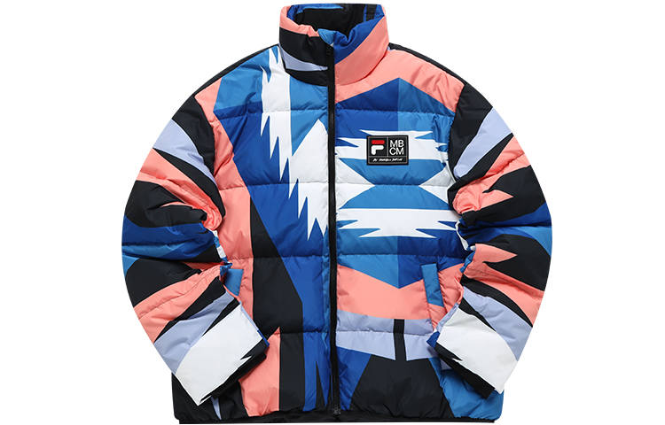 FILA FUSION x Marcelo Burlon Down Jacket Unisex Blue Diamond