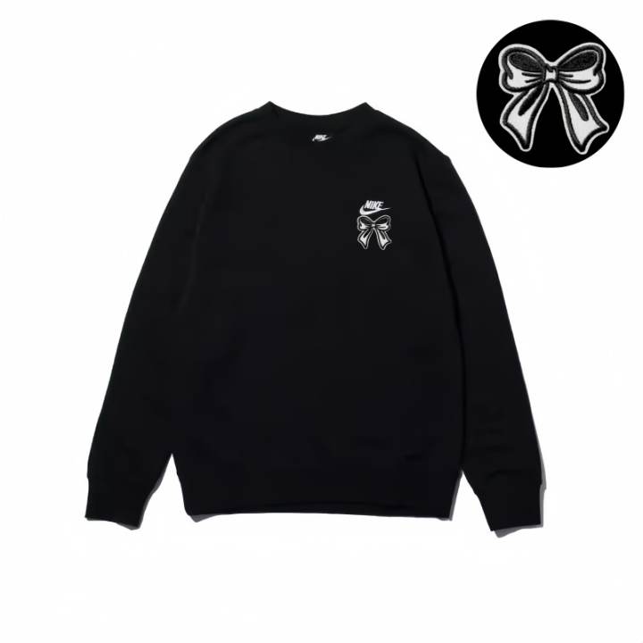 Nike Nike Sweatshirts Unisex Black Crew Neck Moderate Regular