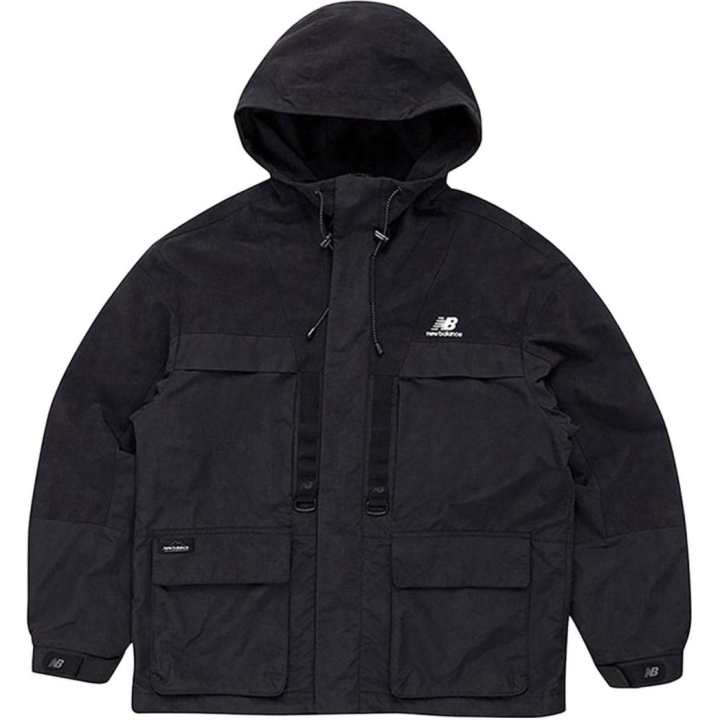 New Balance New Balance Jackets Men's Black Hooded Moderate Other
