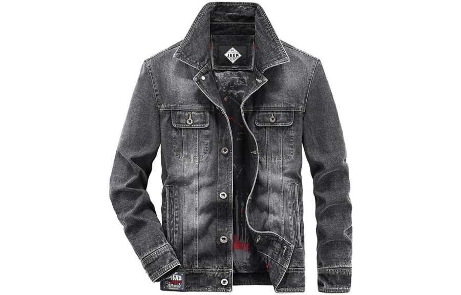 JEEP SPIRIT Denim Jackets Men's Lapel Moderate Other