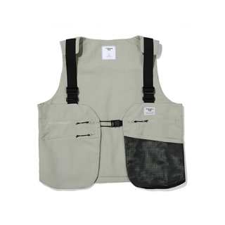 TREKSTA Vests Unisex Khaki Collarless Moderate Workwear