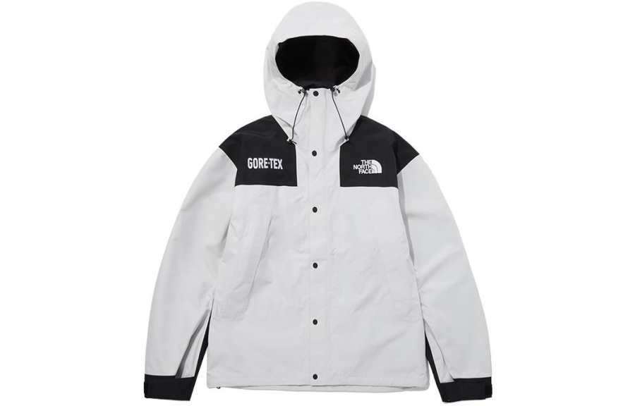 The North Face hooded colour-block jacket