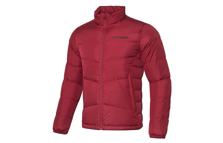 Li-Ning Li Ning Down Jackets Men's Bicycle Red Stand Collar Moderate