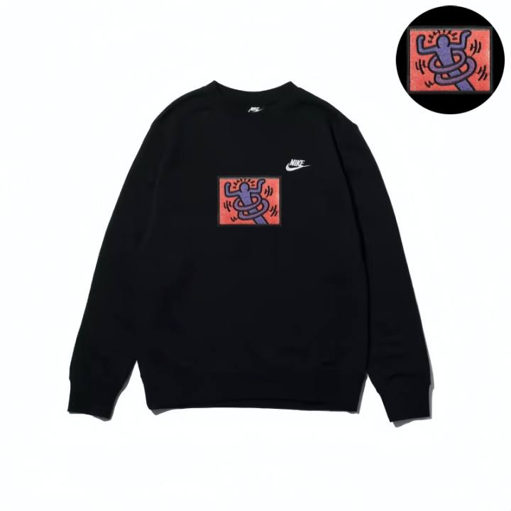 Nike Nike Sweatshirts Unisex Black Crew Neck Moderate Regular
