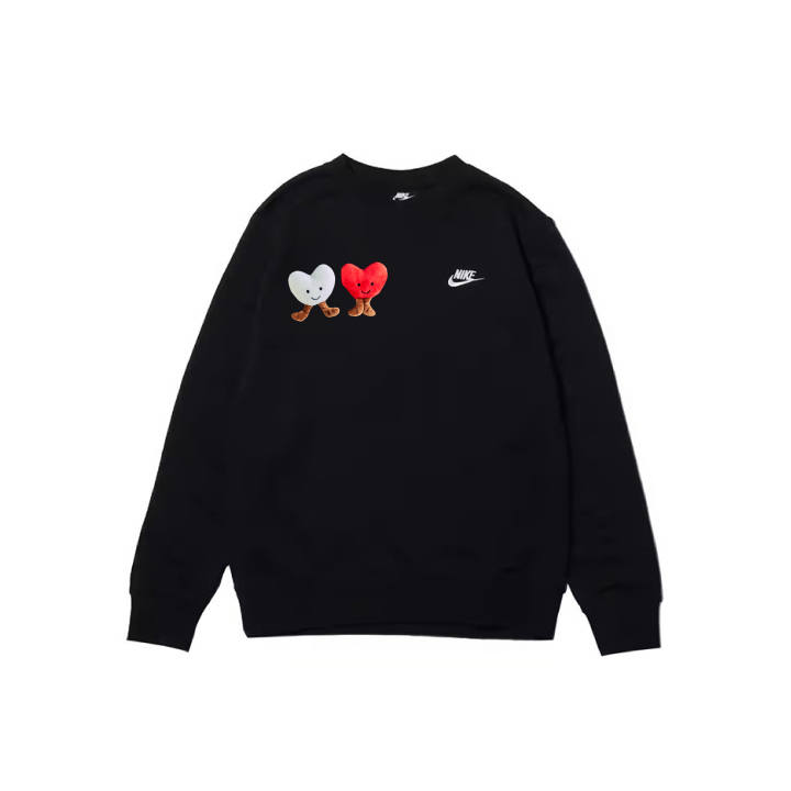 Nike Nike Sweatshirts Men's Black Crew Neck Moderate Regular