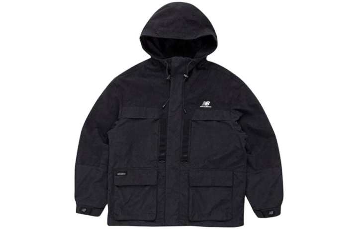 New Balance New Balance Jackets Men's Black Hooded Moderate Other