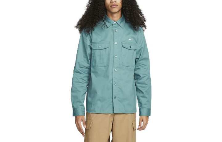 Nike Nike Jackets Men's Peacock Green Lapel Moderate Other