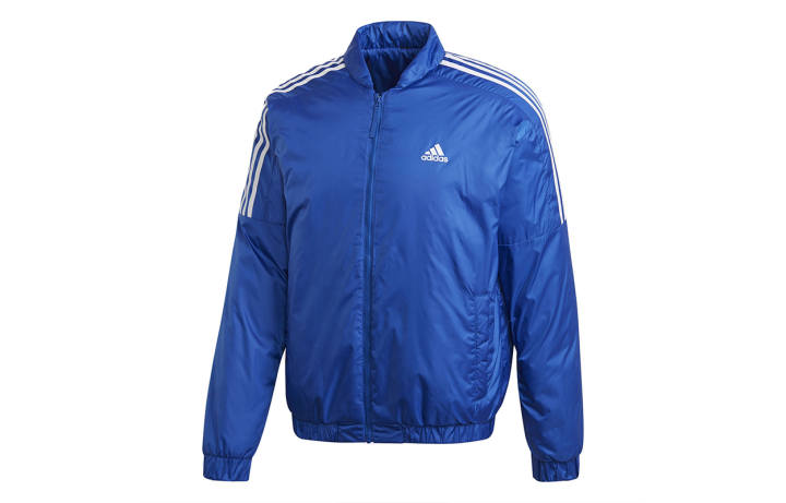 Adidas Adidas Puffer Jackets Men's Royal Blue Baseball Collar Thickened Other