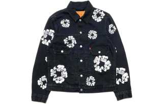 Denim Tears x Levi's wreath-print denim jacket
